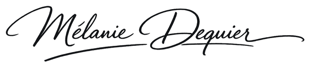 Signature de Mélanie Dequier